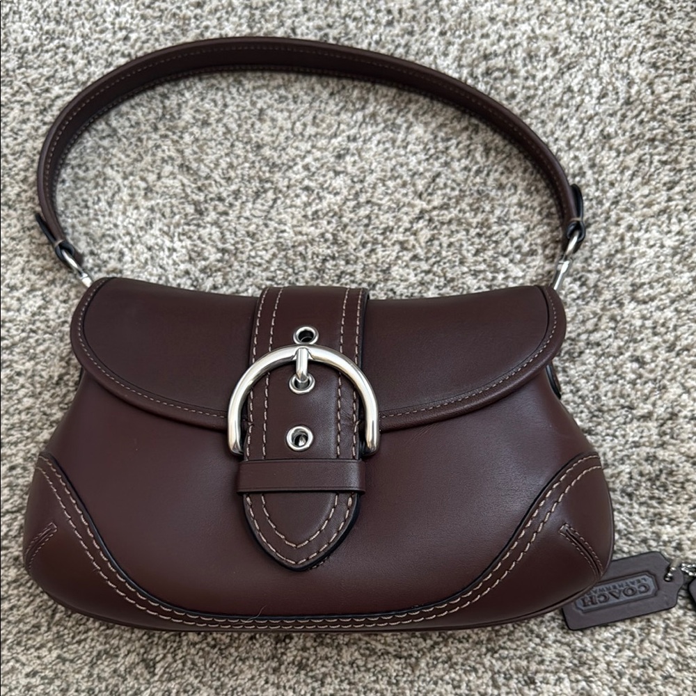 Coach Brown Soho Leather re-edition bag